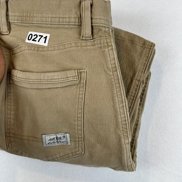Eddie Bauer Carpenter Pants Work Utility Outdoor Casual Khaki 34x34 - Picture 10 of 10